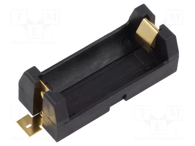 Holder; CR123A; Batt.no: 1; PCB,SMT; plastic; -50÷145°C KEYSTONE KEYS1050