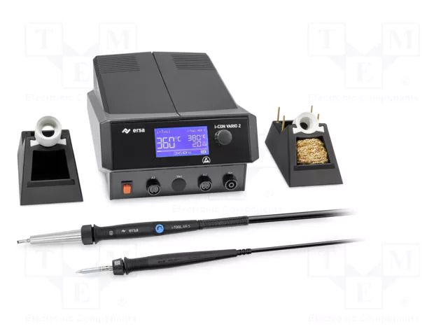 Station: hot air; digital,with knob; 150÷450°C; ESD; 2÷20l/min ERSA ERSA-0ICV2005AI