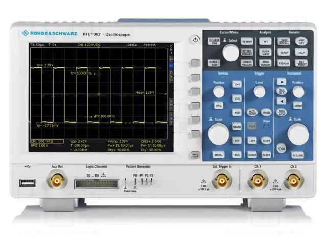 Oscilloscope: mixed signal; Ch: 2; 300MHz; 1Gsps; 1Mpts; RTC1000 ROHDE & SCHWARZ RTC-BNDL