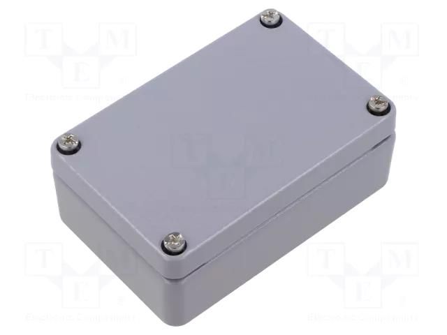 Enclosure: multipurpose; X: 64mm; Y: 98mm; Z: 34mm; AL; aluminium SPELSBERG AL-1006-3