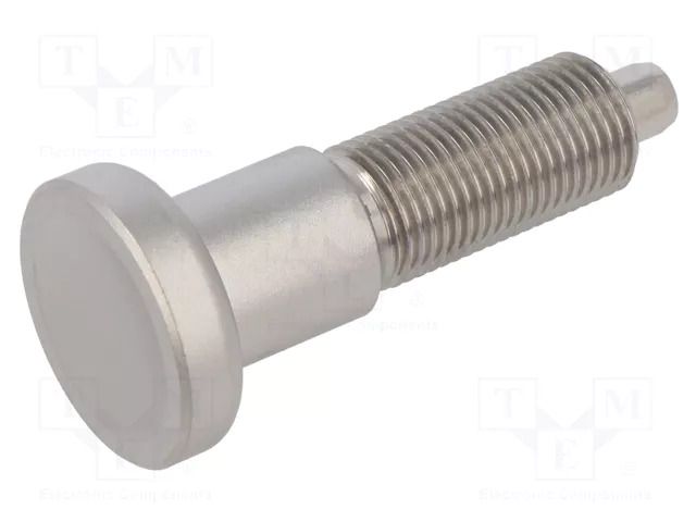 Indexing plungers; Thread: M16; 8mm; stainless steel; Pitch: 1.5 ELESA+GANTER GN613-8-AN-NI
