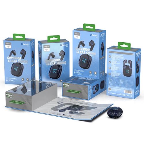 Acefast T6 TWS Bluetooth In-Ear Wireless Headphones - Blue, Acefast 6974316281542 6974316281542