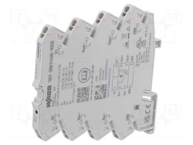 Circuit breaker; Inom: 4A; for DIN rail mounting; IP20; MCB WAGO 787-3861/400-1000