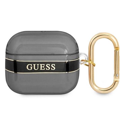 Guess GUA3HHTSK AirPods 3 cover black/black Strap Collection, Guess 3666339047061