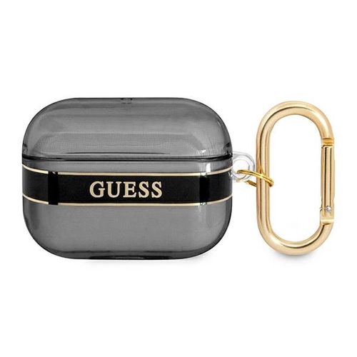 Guess GUAPHHTSK AirPods Pro cover black/black Strap Collection, Guess 3666339047054