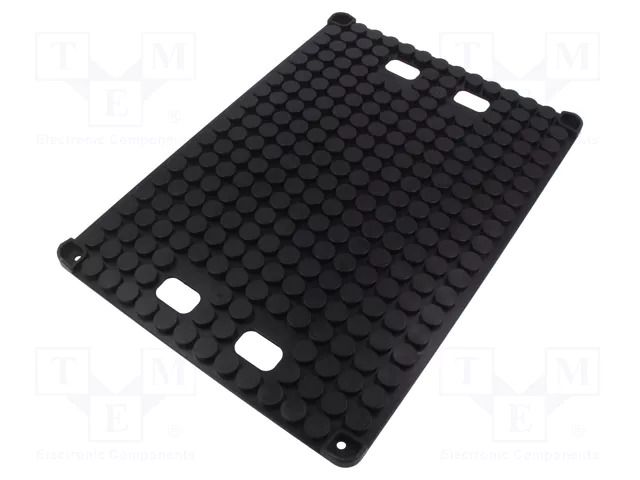 Conductive PCB stand; ESD; 357x257x14mm; black; 100°C EUROSTAT GROUP ERS-253040006