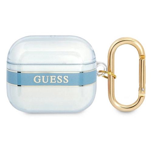 Guess GUA3HHTSB AirPods 3 cover blue/blue Strap Collection, Guess 3666339047122