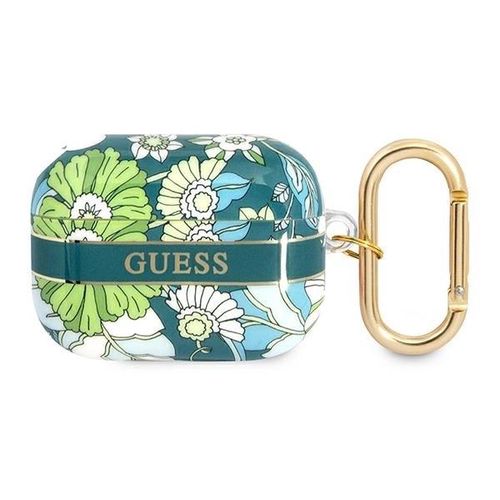 Guess GUAPHHFLN AirPods Pro cover green/green Flower Strap Collection, Guess 3666339047306 3666339047306