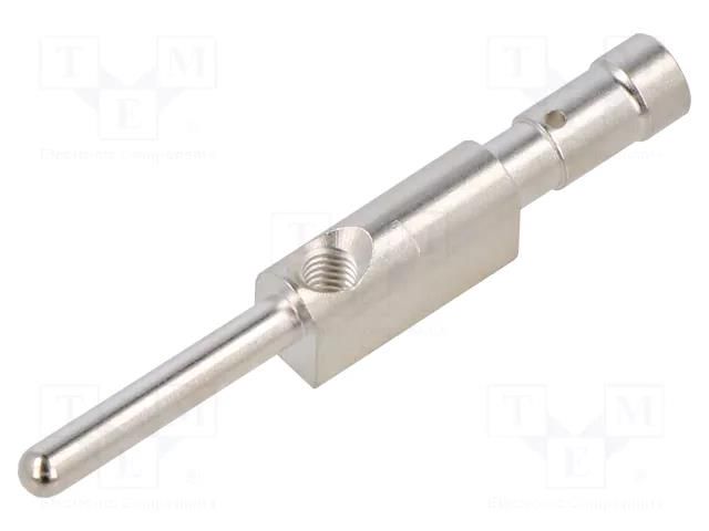 Contact; male; silver plated; 4mm2; grounding contact; crimped LAPP 10431640