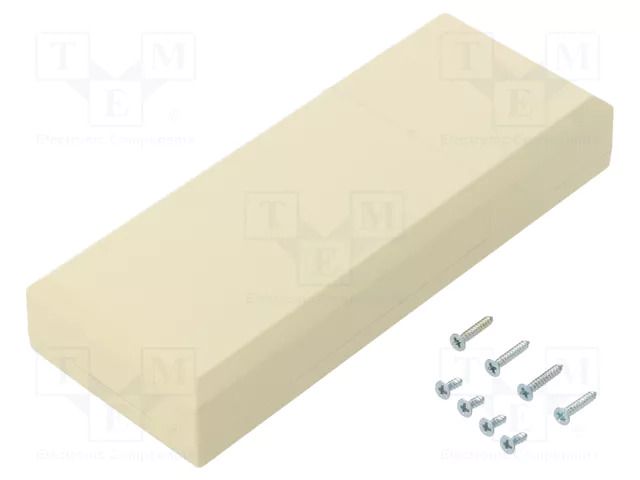 Enclosure: multipurpose; X: 51mm; Y: 128mm; Z: 24mm; ABS; ivory SUPERTRONIC PP036M