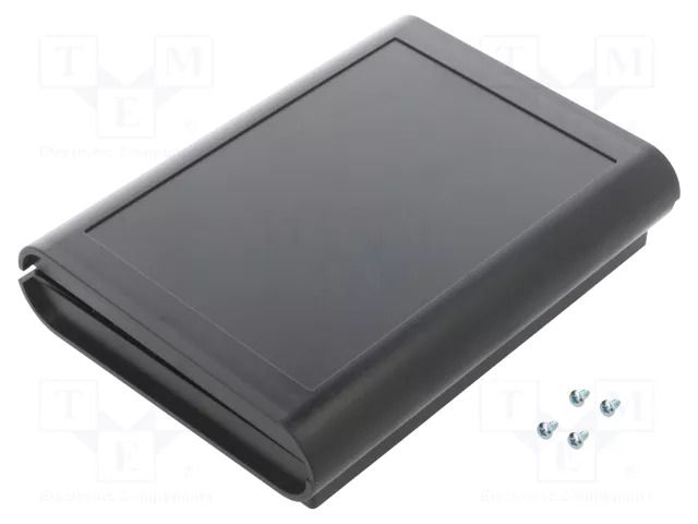 Enclosure: multipurpose; X: 130mm; Y: 170mm; Z: 35mm; ABS; black SUPERTRONIC PP107N