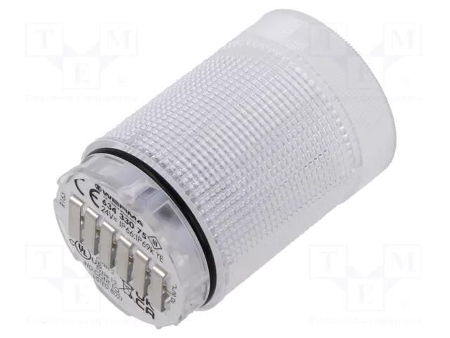 Module: light signaller; orange; 24VDC; 24VAC; IP66,IP69K WERMA WER-63433075