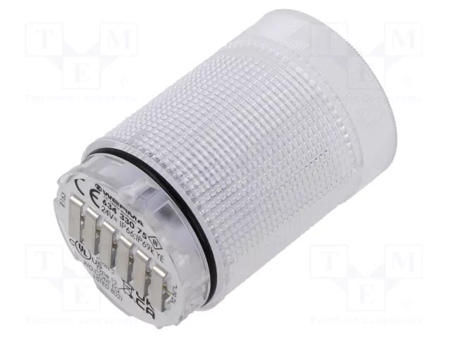 Module: light signaller; orange; 24VDC; 24VAC; IP66,IP69K WERMA WER-63433075
