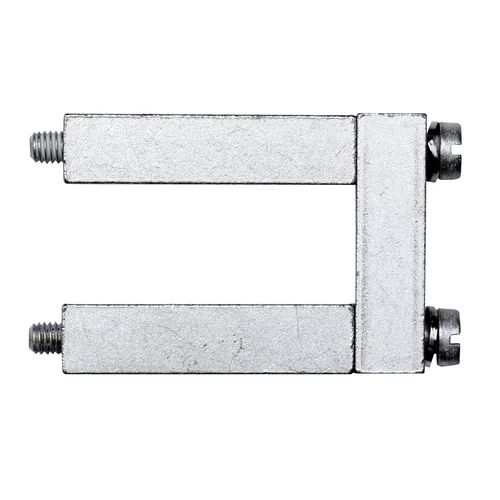Cross-connector (terminal), when screwed in, Number of poles: 2, Pitch in mm: 27.00, Insulated: No, 232 A, Silver grey Weidmuller 1063500000