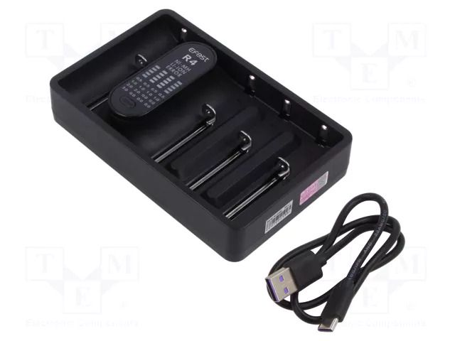 Charger: for rechargeable batteries; Li-Ion,Ni-Cd,Ni-MH; 3A EFEST L3EFT-IMATER4
