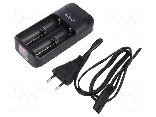 Charger: for rechargeable batteries; Li-Ion; 3.6/3.7V; 1A EFEST L3EFT-LUSHQ2