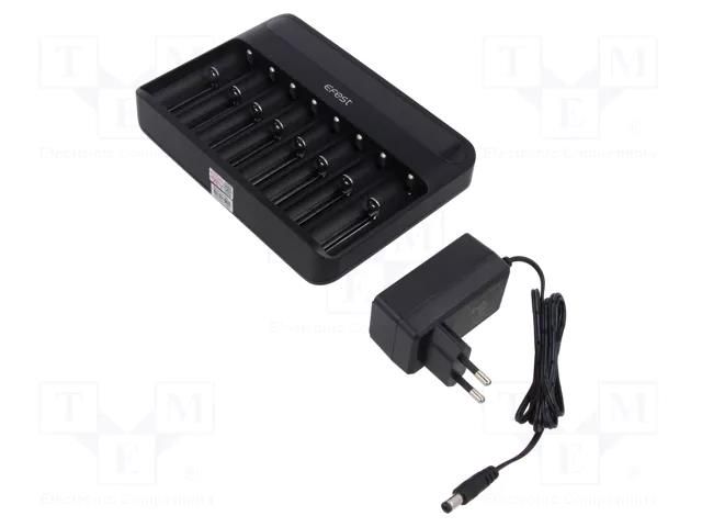 Charger: for rechargeable batteries; Li-Ion; 3.6/3.7V; 0.5A EFEST L3EFT-LUSHQ8