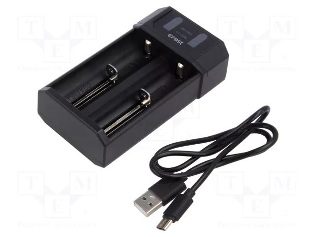 Charger: for rechargeable batteries; Li-Ion,Ni-Cd,Ni-MH; 0.5A EFEST L3EFT-MEGAUSB