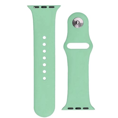 Silicone Strap APS for Apple Watch 42/44/45mm Strap Watch Bracelet - Light Green, Hurtel 5907769346194 5907769346194