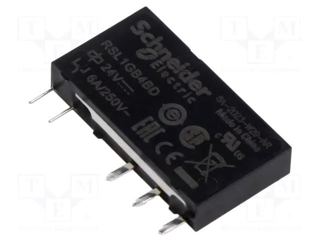 Relay: electromagnetic; SPDT; RSL; miniature; PCB,socket SCHNEIDER ELECTRIC RSL1GB4BD