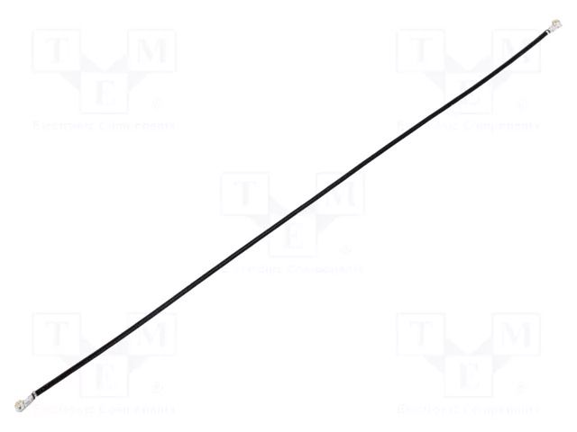Cable; female; Len: 200mm; U.FL,both sides; Wire colour: black HIROSE UFL2LPHF6088N2TA20