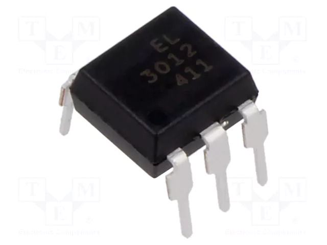 Optotriac; 5kV; triac; DIP6; Ch: 1; 100V/μs EVERLIGHT EL3012