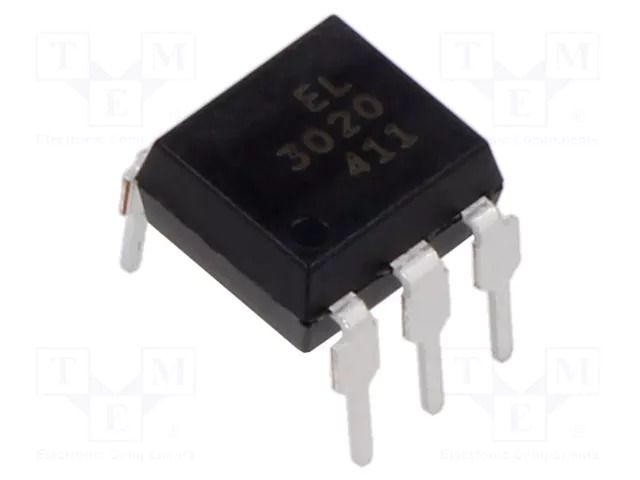 Optotriac; 5kV; triac; DIP6; Ch: 1; EL302X; 100V/μs EVERLIGHT EL3020