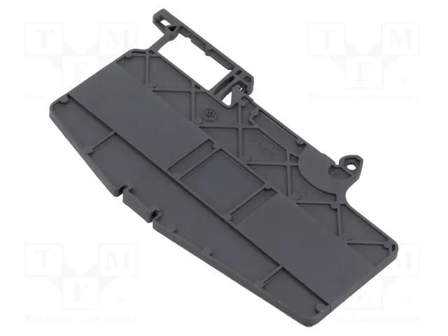 Separating plate; Entrelec; dark grey TE Connectivity 1SNK900107R0000