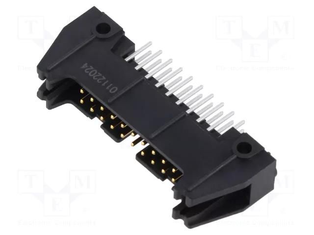 Connector: IDC; socket; male; PIN: 20; 3000; straight; 5A; THT; 2.54mm 3M N3428-6002RB