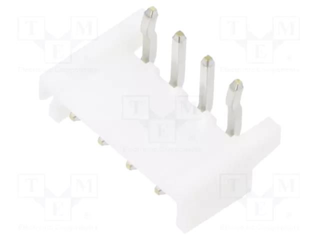Connector: wire-board; socket; male; PIN: 4; EH; 3A; 250V; angled; THT JST S4B-EH