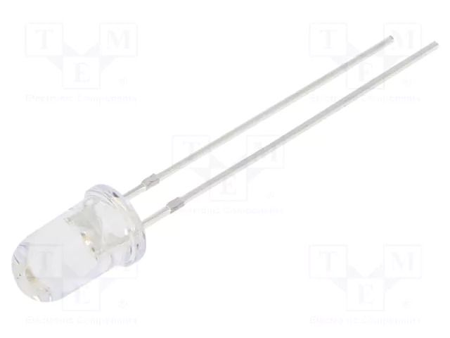 LED; UV; 15°; 10÷20mA; P: 40mW; λd: 397.5÷402.5nm; 2.9÷3.5VDC; THT BIVAR UV5TZ-400-15