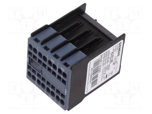 Auxiliary contacts; Size: S0,S00,S2; Leads: spring clamps; front SIEMENS 3RH2911-2HA20
