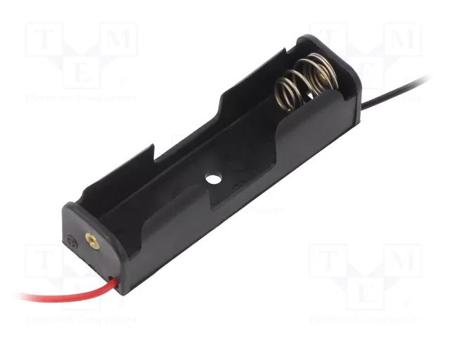 Holder; AA,R6; Batt.no: 1; cables; black GOOBAY GOOBAY-11460