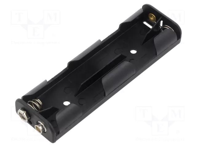 Holder; AA,R6; Batt.no: 4; 6F22 type; black Goobay GOOBAY-11985