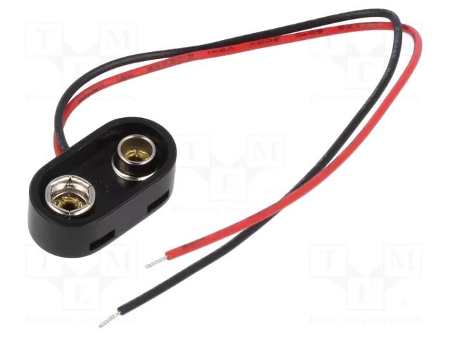6F22 connector; 6F22,6LR61; Batt.no: 1; cables; 150mm GOOBAY GOOBAY-11997