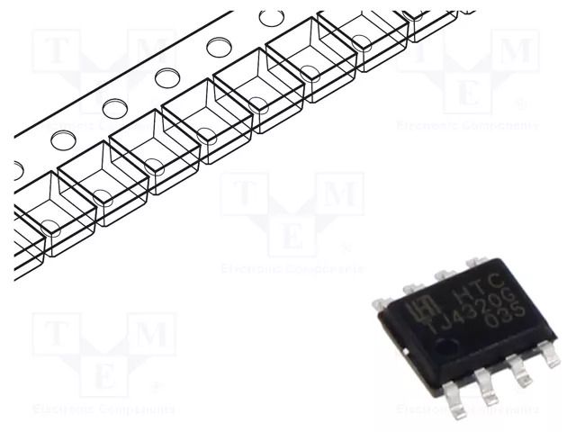 IC: voltage regulator; LDO,adjustable; 0.6÷5.5V; 2A; SOP8PP; SMD TAEJIN TECHNOLOGY / HTC Korea TJ4320GDP-ADJ-TT