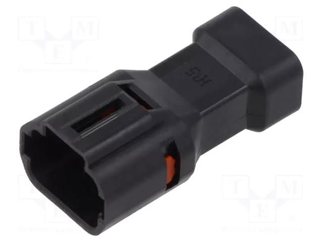 Connector: wire-wire; plug; male; DF62W; PIN: 6; straight; for cable HIROSE DF62WC-6EP-22C