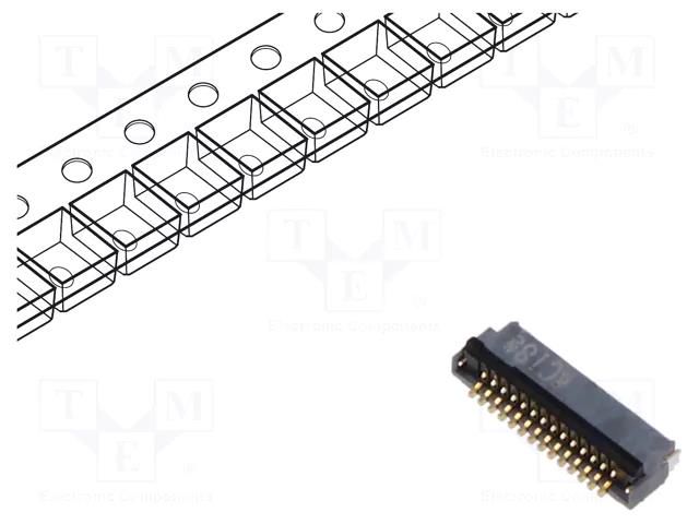 Connector: FFC/FPC; gold-plated; SMT; 500mA; 50V; FH34; PIN: 12 HIROSE FH34D-12S-05SH-99