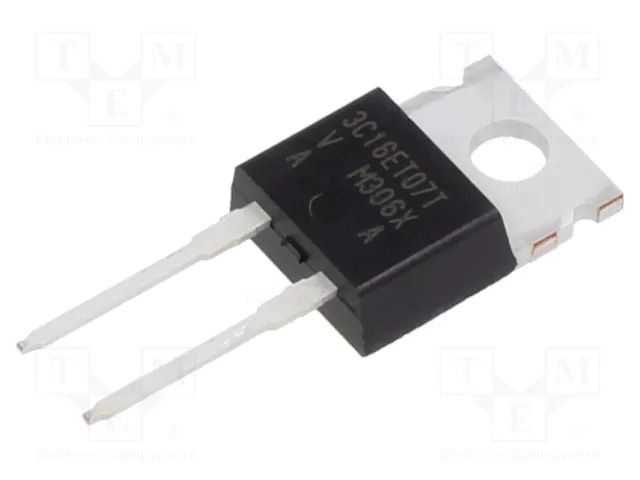 Diode: Schottky rectifying; SiC; THT; 650V; 16A; TO220-2; tube VISHAY VS-3C16ET07T-M3