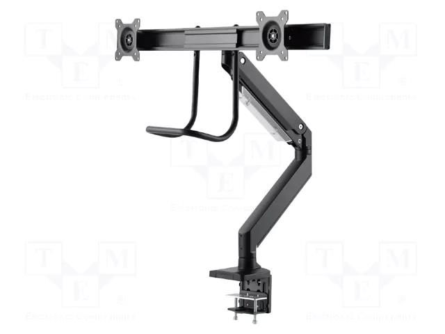 Holder; 1÷8kg; 17÷32"; Standard: 75x75mm,100x100mm; monitor x2 GEMBIRD MA-DA2-04