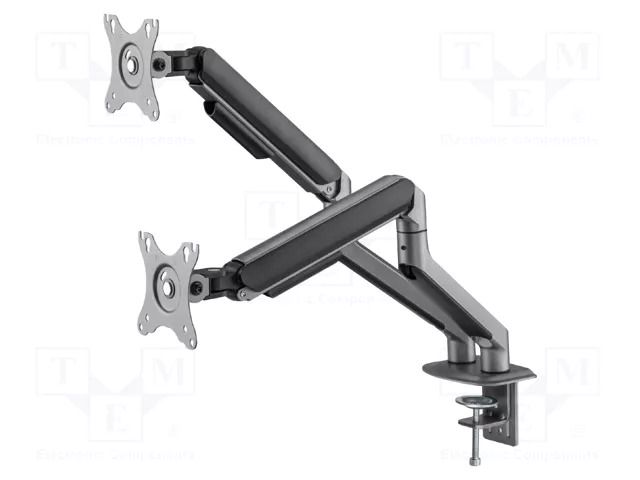 Holder; 2÷9kg; 17÷32"; Standard: 75x75mm,100x100mm; monitor x2 GEMBIRD MA-DA2-05