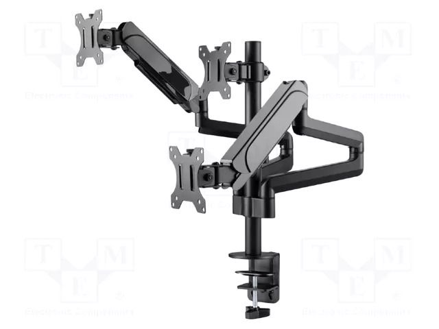 Holder; 1÷7kg; 17÷27"; Standard: 75x75mm,100x100mm; monitor x2 GEMBIRD MA-DA3-01