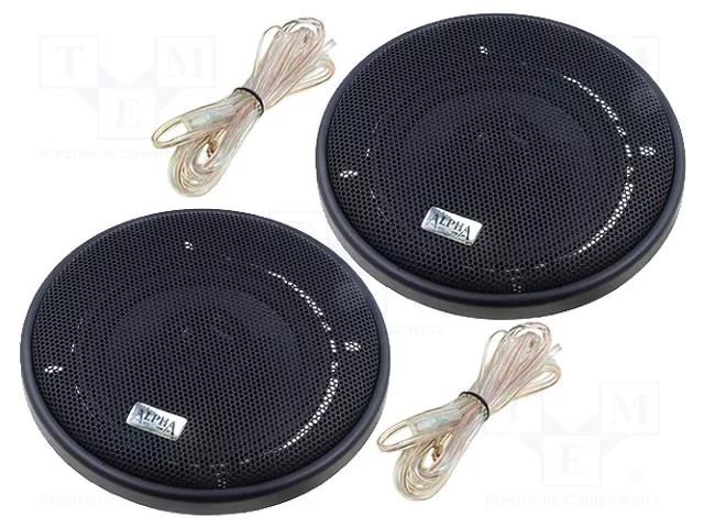 Car loudspeakers; two-way; 100mm; 60W; 90÷17000Hz; 4Ω PHONOCAR ALPHA66022