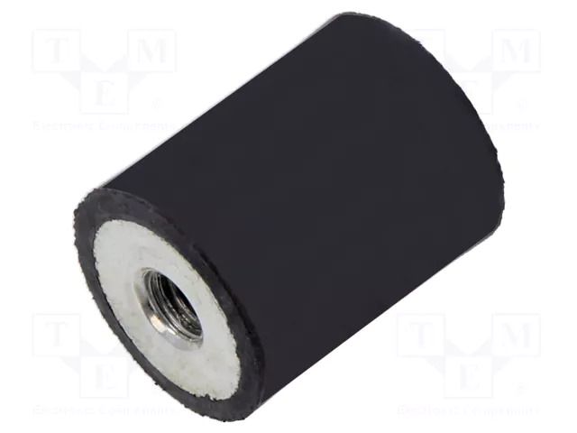 Vibration damper; M5; Ø: 16mm; rubber; L: 20mm; Shore hardness: 40±5 ELESA+GANTER EG-414855