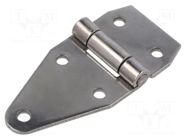 Hinge; Width: 105mm; stainless steel; H: 50mm; without coating ELESA+GANTER GN1364NI105-50B-BL