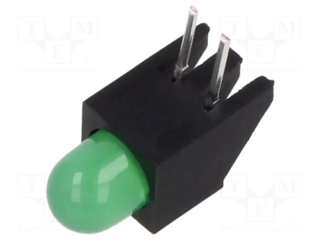 LED; in housing; 5mm; No.of diodes: 1; yellow; 30mA; Lens: diffused OPTOSUPPLY OSG8HA5F64X-5F1A