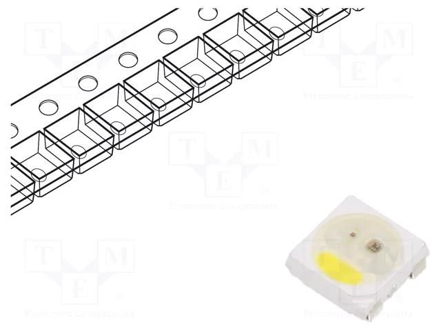 Programmable LED; RGBW; SMD; 5050; 3.7÷5.5VDC; 5x4.9x1.6mm; 800kHz OPTOSUPPLY OSSK5SF55
