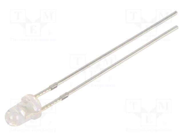 LED; UV; 30°; 10mA; 225mW; 380÷390nm; 10÷15VDC; THT; Front: convex OPTOSUPPLY OSV3SL3131A-12V