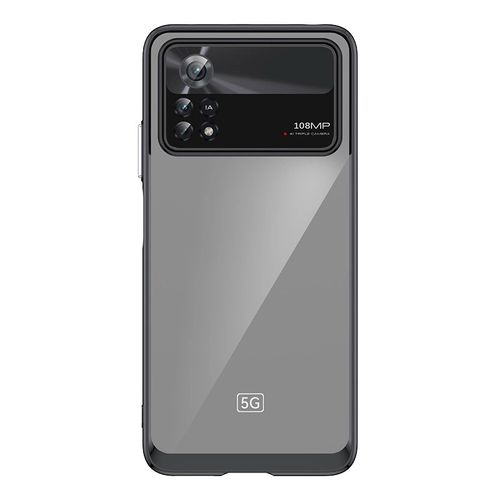 Outer Space Case for Xiaomi Poco X4 Pro 5G cover with a flexible frame black, Hurtel 5907769310799