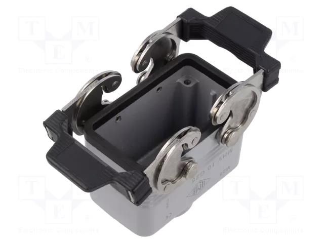 Enclosure for connectors: HDC; size 57.27; for cable; M25; C-TYPE ILME MHV10G25